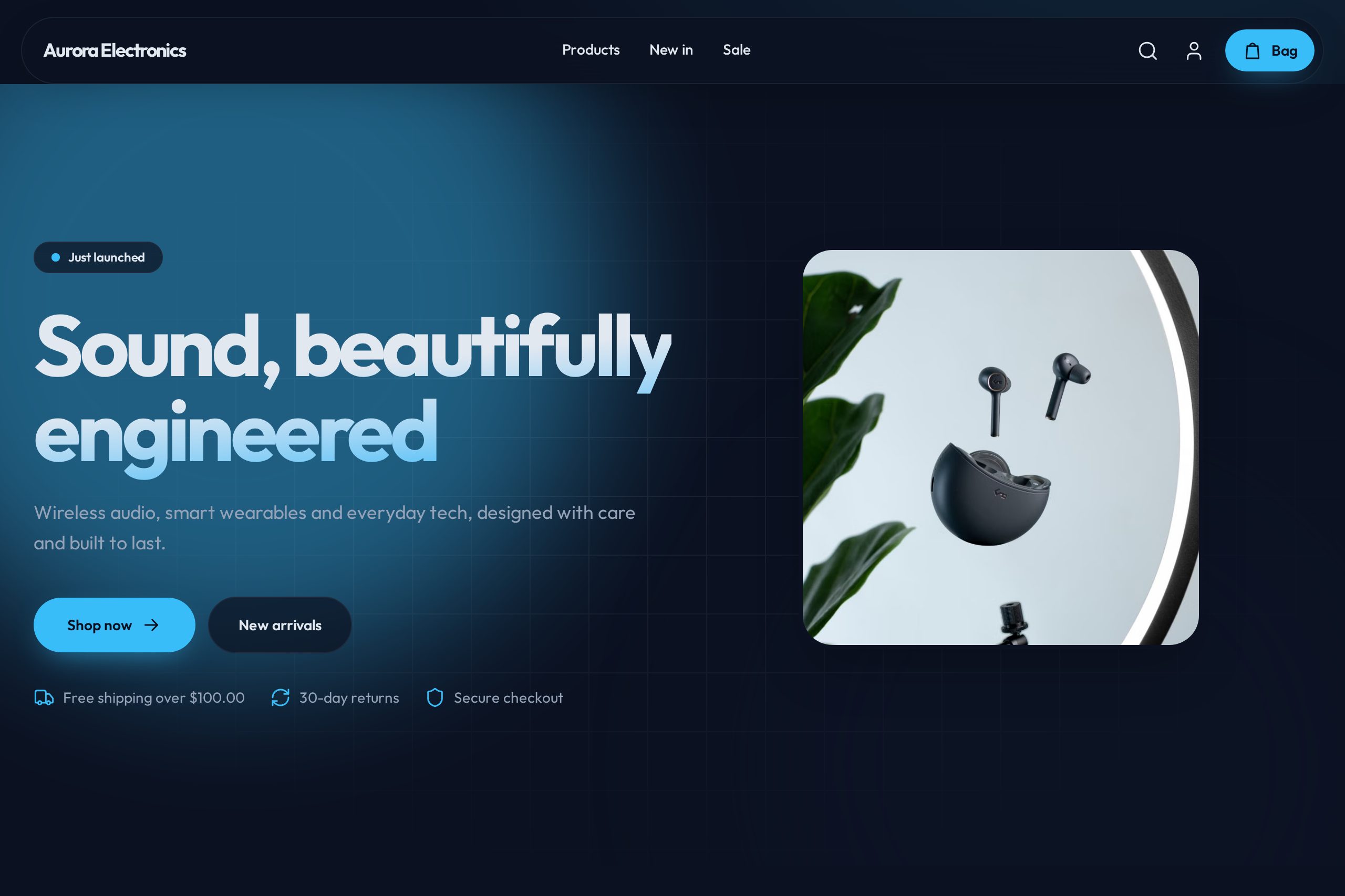 The Aurora theme