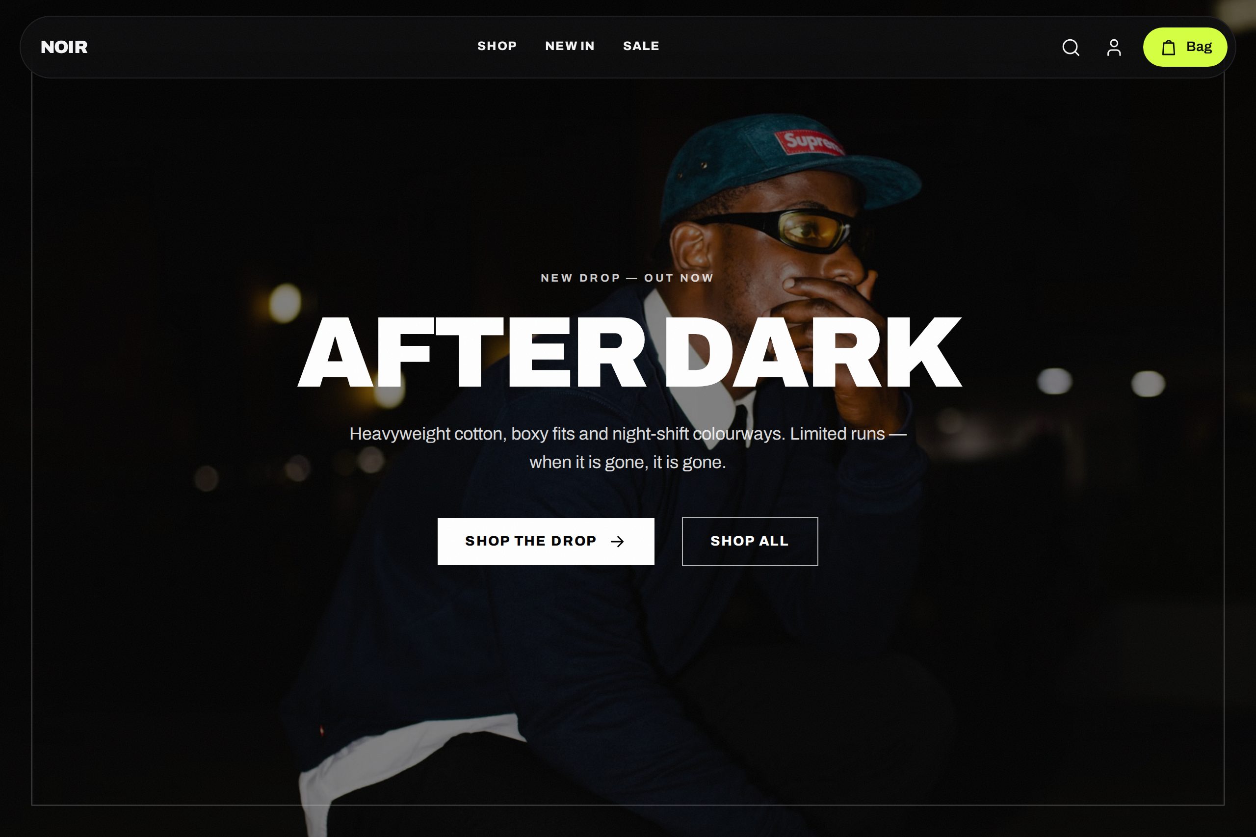 The Noir theme